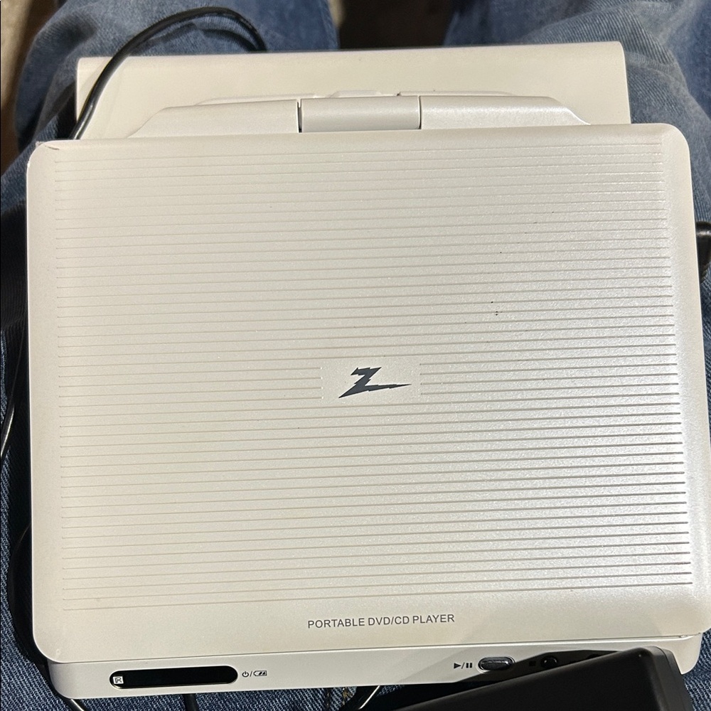 Portable DVD/CD Player - Elegant White Finish